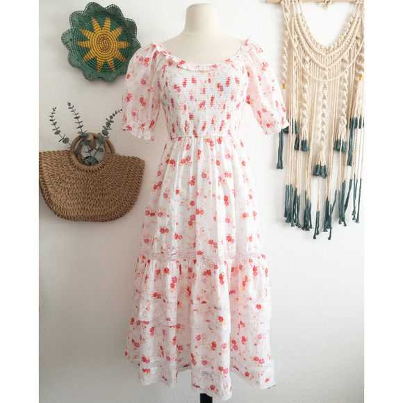 LoveShackFancy Dresses & Skirts - LoveShackFancy Target Floral Midi Dress